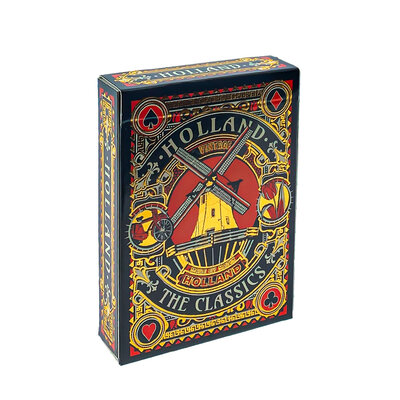Typisch Hollands Speelkaarten Holland rood/goud