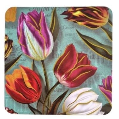 Typisch Hollands Coasters botanical tulips (Pretty Tulips)