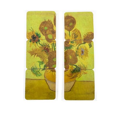 Typisch Hollands Untersetzer van Gogh Sonnenblumen
