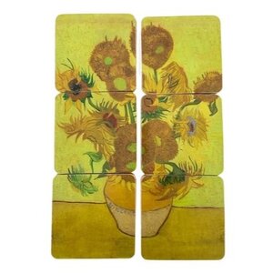 Typisch Hollands Coasters van Gogh Sunflowers