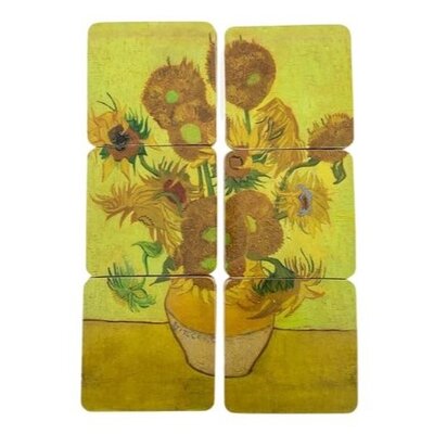 Typisch Hollands Onderzetters van Gogh Zonnebloemen