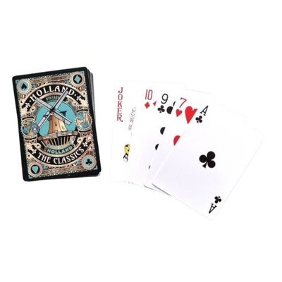 Typisch Hollands Playing cards Holland green/gold