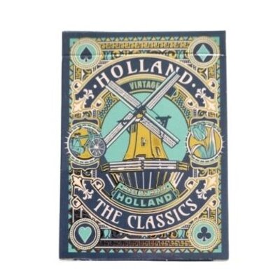 Typisch Hollands Playing cards Holland green/gold