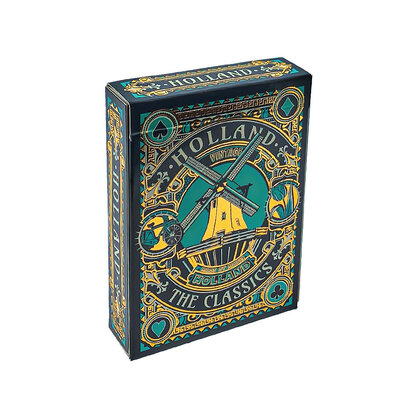 Typisch Hollands Playing cards Holland green/gold