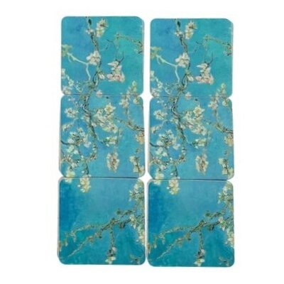 Typisch Hollands Coasters van Gogh Almond Blossom
