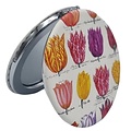 Typisch Hollands Mirror box - Round - White tulips