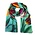 Typisch Hollands Ladies Scarf - Pretty Tulips - Green Tulips