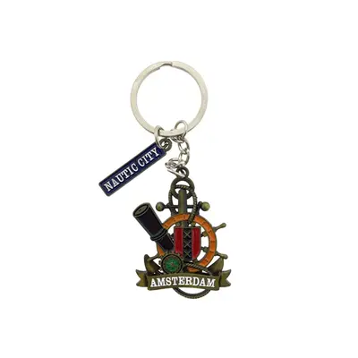 Typisch Hollands Keychain Amsterdam nautical city