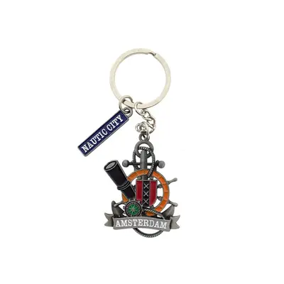 Typisch Hollands Keychain Amsterdam nautical city