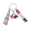 Typisch Hollands Keychain Bicycle - Red - the Dom - Utrecht