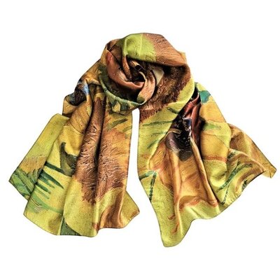 Typisch Hollands Women's scarf Vincent van Gogh - Sunflowers