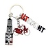 Typisch Hollands Keychain Bicycle - Red - the Dom - Utrecht
