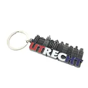 Typisch Hollands Keychain Utrecht letters - houses and the Dom tower - Tin