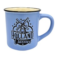 Typisch Hollands Retro Campus Tasse Mill Groß - Mill - Blau