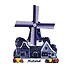 Typisch Hollands Magnet village mill - Polyprint - Holland - (Delft blue)