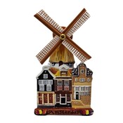 Typisch Hollands Magneet Molen - Polyprint  - Amsterdam