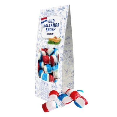 Typisch Hollands Old Dutch sweets Holland cushion mix-Box Delft blue (modern)