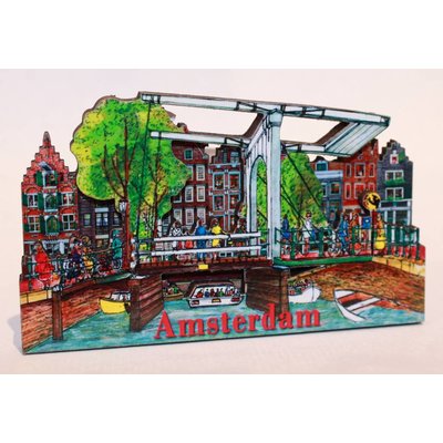 Typisch Hollands Magnet Amsterdam canals