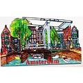Typisch Hollands Magnet Amsterdamer Grachten