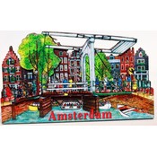 Typisch Hollands Magnet Amsterdam canals