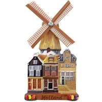 Typisch Hollands Magnetwindmühle - Polyprint - Holland
