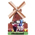 Typisch Hollands Magnet Windmühle - Polyprint - Niederländisches küssendes Paar.