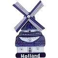 Typisch Hollands Magneet Stellingmolen - Polyprint - Holland - ( Delfts blauw)