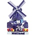 Matix Magneet Molen - Polyprint - Hollands kuspaar( Delfts blauw)