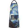 Memoriez Luxury kitchen apron - Starry sky - Vincent van Gogh