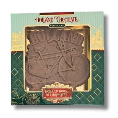 Typisch Hollands Chocolade Plaquette Holland Fiets Melk