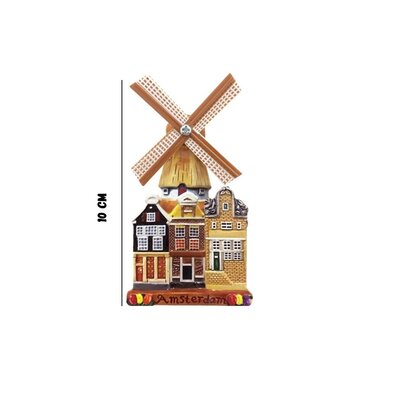 Matix Magneet Molen - Polyprint  - Amsterdam
