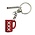 Typisch Hollands Keychain Beer mug red and label Amsterdam