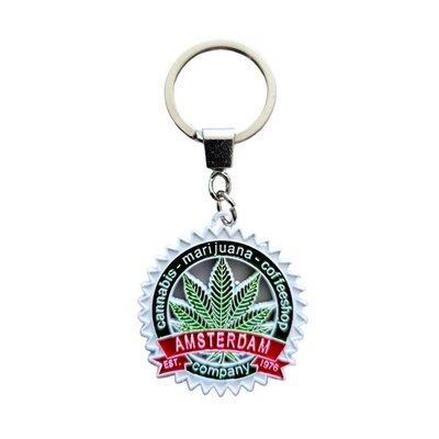 Matix Schlüsselanhänger Cannabisblatt - Amsterdam
