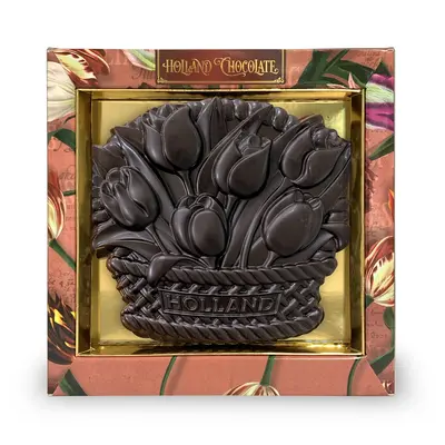 Typisch Hollands Chocolade Plaquette Holland Tulpen Puur