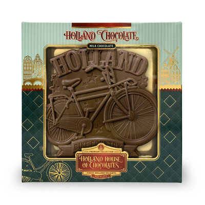 Typisch Hollands Chocolate Plaque Holland Bicycle Milk