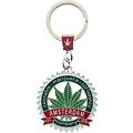 Typisch Hollands Keychain Cannabis leaf - Amsterdam