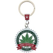 Matix Sleutelhanger Cannabis blad - Amsterdam