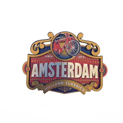 Typisch Hollands Magnet Charleston - Amsterdam Bike