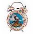 Typisch Hollands Alarm clock Holland - with windmill (hands) and tulip decoration