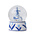 Heinen Delfts blauw Snow Globe Mill - Delft blue