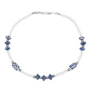 Typisch Hollands Necklace with Delft blue beads