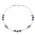 Typisch Hollands Halskette mit Delfter blauen Perlen