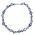 Typisch Hollands Halskette mit einigen Perlen – Delfter Blau