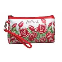 TTD Gifts Toiletry bag - Red - tulip motif