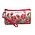TTD Gifts Toiletry bag - Red - tulip motif