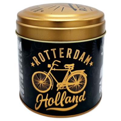 Typisch Hollands Tin of syrup waffles Rotterdam black/gold