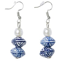 Heinen Delftware Earrings Delft blue