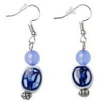 Heinen Delftware Earrings windmills and tulips - Copy - Copy - Copy - Copy - Copy - Copy