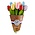 Typisch Hollands Houten Tulpen (20cm)in MIX boeket.  - Pastel kleuren