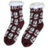 TTD Gifts Fleece Comfortsokken - Holland tulpen - Bordeaux